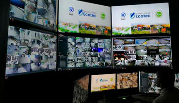 Implementación de cuarto de seguridad monitoreo